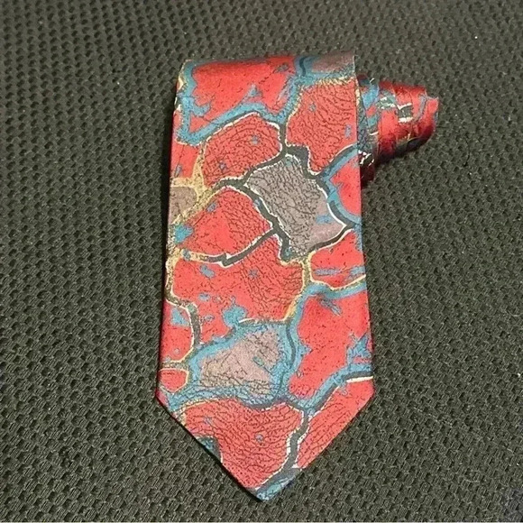 Vintage Mervyn’s Men’s Abstract Tie - Picture 1 of 6